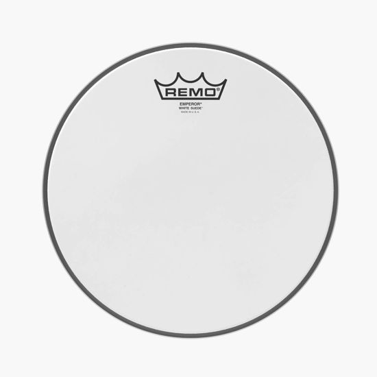 Emperor White Suede - 14 inch