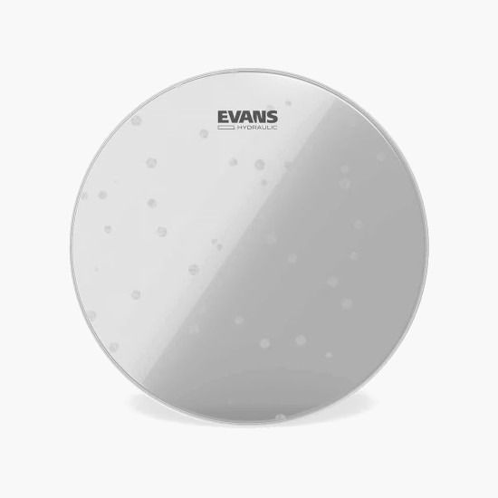 Evans Hydraulic Glass Tom 16 inch drum head front view