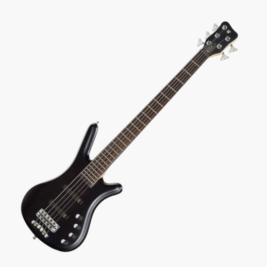 RockBass Corvette Basic, 5-String - Nirvana Black Transparent Satin